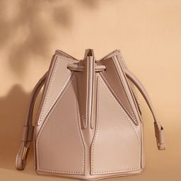 HAUTE SAUCE by Campus Sutra Leather Structured Shoulder Bag with Tasselled-17