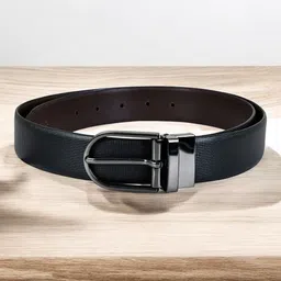 CRUSSET Men Leather Reversible Formal Belt-image-79