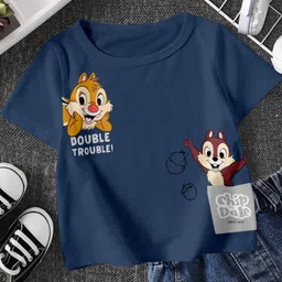 FIONAA TRENDZ Kids Navy Blue Tshirts-picture-29