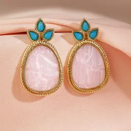 Rubans Geometric Drop Earrings-49