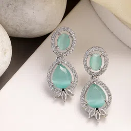 ZENEME Teardrop Shaped Drop Earrings-14
