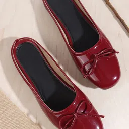AVIVASTYLE Women Casual Mules with Bow-picture-19