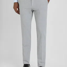 Allen Solly Sport Men Checked Slim Fit Formal Trousers-image-42
