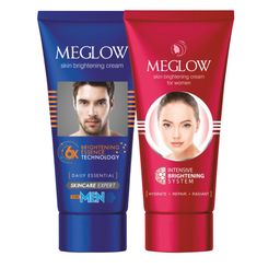 MEGLOW Set Of 2 Skin Brightening Cream For Men & Women - 50 g Each-image-18