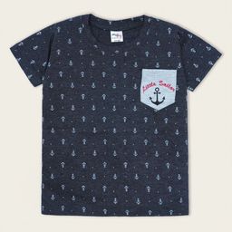 Nino Togs Boys Graphic Printed Round Neck Short Sleeves T-shirt-38