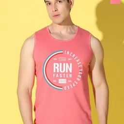 WOOSTRO Pack Of 2 Printed Combed Cotton Gym Vests -VWS26(RUN PEACH)(ALONE PEACH)-image-79