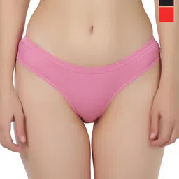 Liigne Pack Of 3 Mid-Rise Basic Briefs VCPC1798-XS-image-84