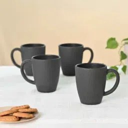 eha Charcoal Classic Coffee Mug 300 ml (4 Pc)Rice Husk Biocomposite-picture-35