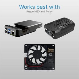Argon Fan HAT for Raspberry Pi 4, 3B,3 B+, Includes 40mm Fan image 3
