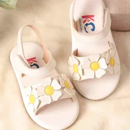 KICKS & CRAWL Girls Embellished Party Open Toe Flats-image-19