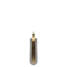 VALANOVA 14K Yellow Gold Plated 0.23 Ct Lab Grown Diamond Pendant-image-73