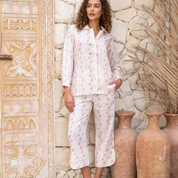 SANSKRUTIHOMES Women Printed Night suit-picture-15