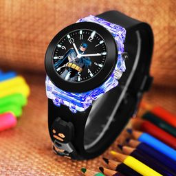 Cloudwood Boys Patterned Dial & Straps Analogue Multi Function Watch 327 Batman-image-63