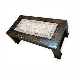 MONKDECOR Beige Printer Table Runner-28