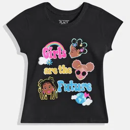 THE CHILDREN'S PLACE Girls Printed Pure Cotton T-shirt-picture-4