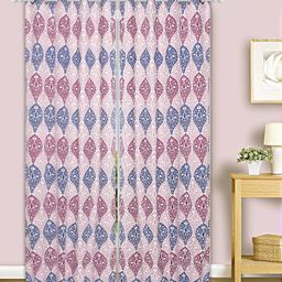 Dekor World Multicoloured Set of 2 Long Door Curtain-image-88
