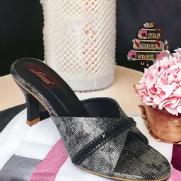 SAWADI Embellished Slim Heeled Mules-52