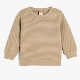 Koton Boys Round Neck Long Sleeves Sweatshirt-picture-36
