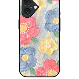 QRIOH Floral Printed iPhone 16 Back Case Mobile Accessories-picture-24