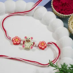 I Jewels Cartoon Kids Thread Rakhi With Roli Chawal-37