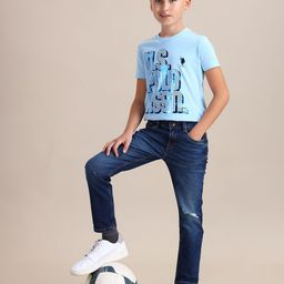 U.S. Polo Assn. Kids Boys Slim Fit Light Fade Stretchable Jeans-picture-6