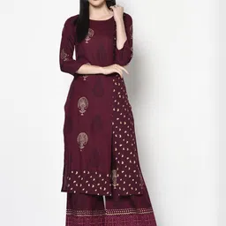 ANIYAH Ethnic Motifs Printed Straight Kurta-49