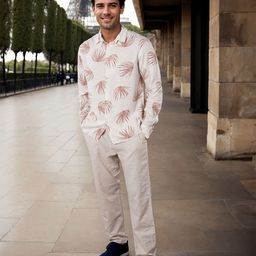Celio Men Classic Opaque Printed Casual Shirt-image-95