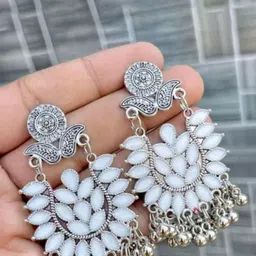 Dev Fashion Contemporary Drop Earrings-image-86