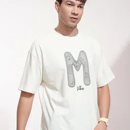 HIGHLANDER Men Typography Printed Round Neck Cotton Oversized T-shirt-image-32