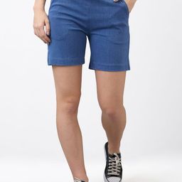 SPYKAR Women Mid-Rise Shorts-image-29