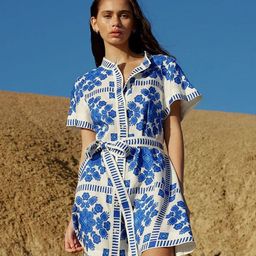 Routes by All About You Floral Print Shirt Mini Dress-image-88