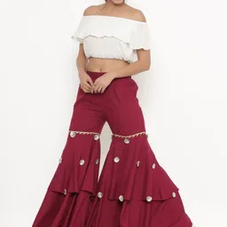 moda rapido Women Maroon Sharara-picture-33