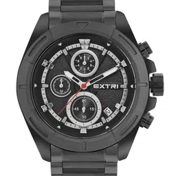EXTRI Men Dial & Stainless Steel Bracelet Style Straps Analogue Watch X6074-C-22