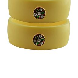 Vidhya Kangan Women Beige Bangle-image-73