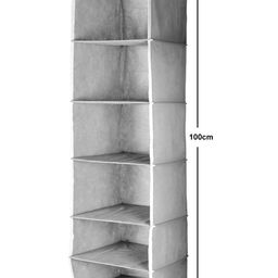 Kuber Industries Grey Set of 2 Regular Multi-Utility Organisers image 3