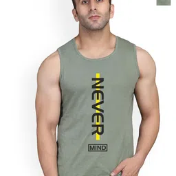 SLOWLORIS Men Pack Of 2 Bio-Wash Combed Cotton Gym Vests-picture-47