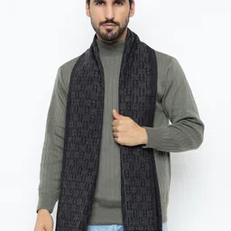 Amoldo Men Geometric Printed Woolen Mufflers-picture-17