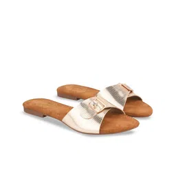 Shoetopia Girls Embellished Party Open Toe Flats-image-20