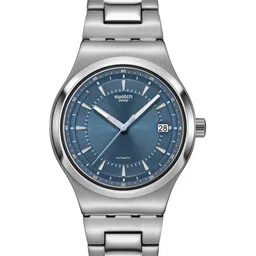Swatch Men Stainless Steel Bracelet Style Analogue Automatic Motion Powered Watch YIS435G-image-117