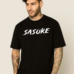 Be Crazy Men Naruto Graphic Printed Round Neck Cotton Relaxed Fit T-shirt-image-98