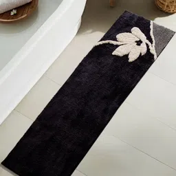 Home Centre Nova Ecliptic Saga Fauna Black & White Printed 1800 GSM Anti-Slip Bath Rugs-image-97