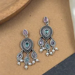 NAMAN ARTS Contemporary Drop Earrings-20