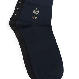 Arrow Men Set Of 2 Patterned Pure Cotton Ankle Length Socks-picture-15