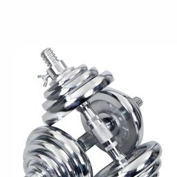 HackerX 4 Pieces Steel Adjustable Dumbbell Set-38