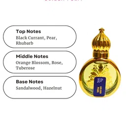 Jeval Set Of 2 Opal Veil & Golden Pearl Alcohol Free Attar - 10 ml Each image 3