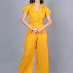 ROSEMELON Shawl Neck Basic Jumpsuit-picture-18