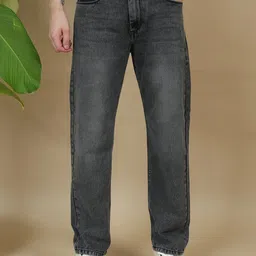 Mast & Harbour Men Comfort Relaxed Fit Light Fade Stretchable Jeans-picture-4