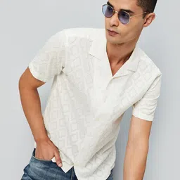 max Men Geometric Kurta-image-72