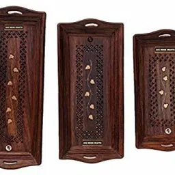 Trays for Kitchen/Wooden Tray/Tray for Serving Tray Serving Set-21