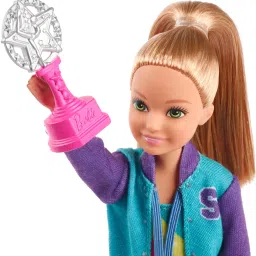 Team Stacie Doll and Gymnastics Playset with Spinning Bar-35